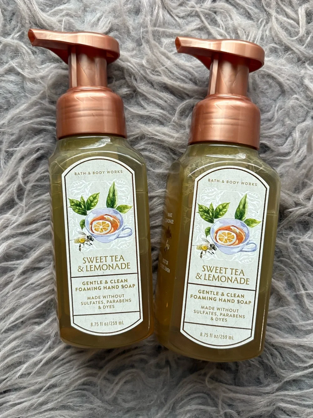 BBW SWEET TEA AND LEMONADE FOAMING HAND SOAPS NWT